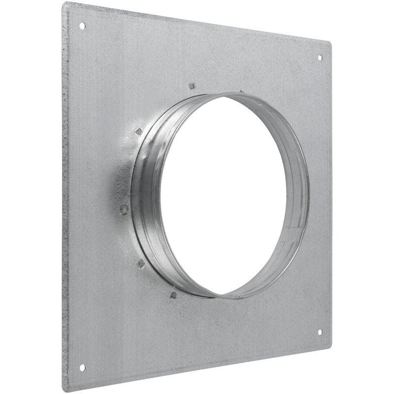 Duct Connection Flange Diameter 150 mm, Galvanised Steel, Straight or
