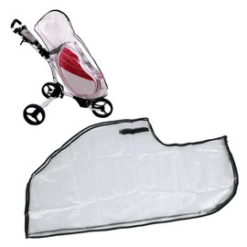 POENVFPO Golf Rain Cover Portable PVC Transparent Dustproof Waterproof Golf Bag Rain Cover