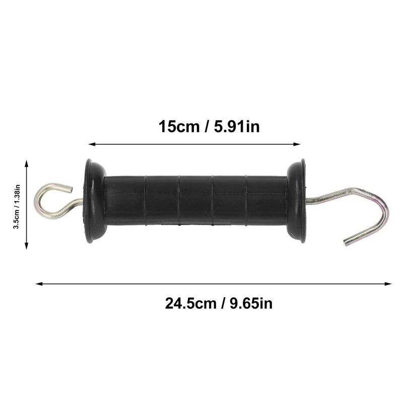 DAUERHAFT Electric Fence Handles, Fence Gate Grip Handles 5 Pack