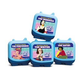 tonies Rebel Girls: Creators Series Audio Clever Pocket Tonie Set, for use with Toniebox