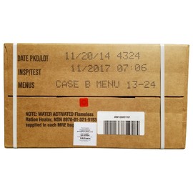 Genuine Military MRE Case (Meal Ready to Eat) Ultimate Inspection By Ammo Can Man Inspect Date 11/2017 or newer (Case "B")