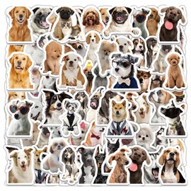 NECXON Dog Stickers, 100Pcs Funny Stickers Dog Cute Stickers Waterproof Puppy Stickers Pet Stickers Animal Stickers for Dog Lovers Fridge Scrapbook Notebook Water Bottle Luggage Decoration