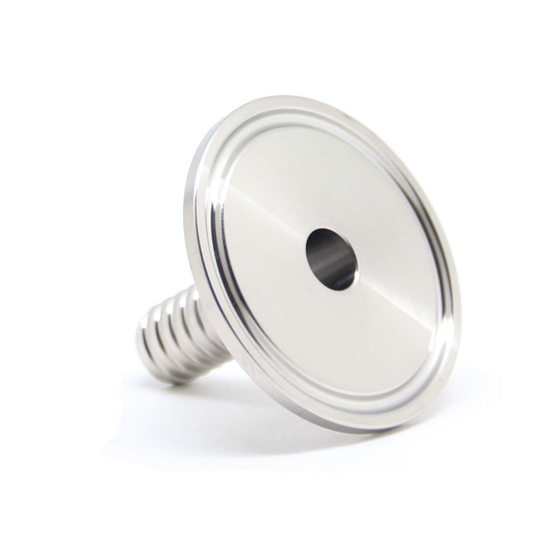 QiiMii 1.5" Tri Clamp to 1/2" Sanitary Hose Barbed Adapter