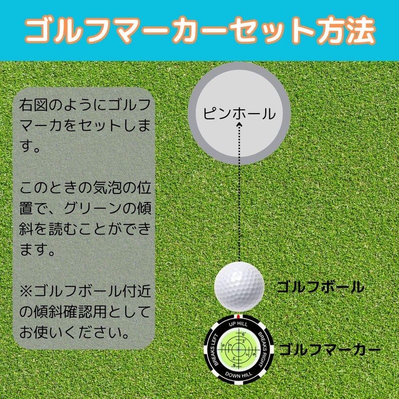 Golf Marker Level Magnet Golf Equipment Golf Marker Ball Marker
