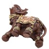 Caredy Elephant Statue Feng Shui Elephant Statue Happy Wood Grain