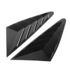 Vehicle Modification Window Louver Bright Black Side Window Scoop Cover
