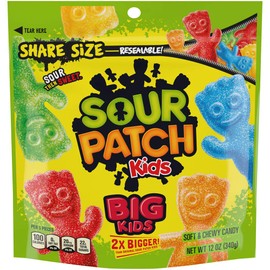 SOUR PATCH KIDS Big Kids soft and chewy Candy, 12 - 12 oz Bags