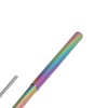 2Pcs Collapsible Metal Straw 304 Stainless Steel Drinking Travel Telescopic
