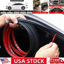 Unbranded 32.8FT Car Door Seal Strip Universal Self Adhesive Soundproof Weather Stripping