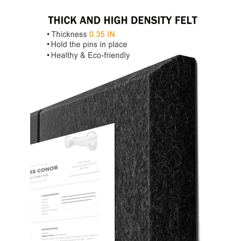 Hsurbtra Cork Board for Wall 24 x 18 Inch, 6
