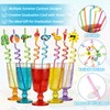 HealthSTEC 24 Sets Beach Theme Reusable Shape Straws End of