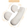 Oskeray Pregnancy Pillow for Pregnant Women, Soft Maternity Pillow with