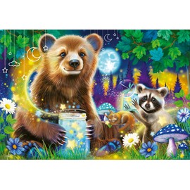 Ravensburger Lovable Woodland Friends Puzzle Set - 2 x 24 Piece Jigsaw Puzzles for Kids | Engaging Nature-Themed Fun | Encourages Creative Thinking | Sustainable Materials