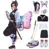 OURUEPY Full Set Womens Anime Cosplay Costume For Kochou Shinobu