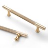Asidrama 10 Pack 5 Inch(128mm) Knurled Gold Kitchen Cabinet Handles,Cabinet