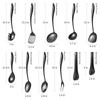 304 Stainlss Steel Matte Kitchen Utensils Set, 11 Pcs Long