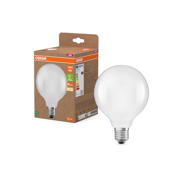 Osram Osram LED lamp in a classic globe shape, with