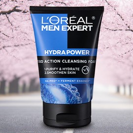 L'Oreal Paris Men's Cleansing Men's Cleansing Foam Hydra Power Aqua Duo Cleansing Foam 100ml 1 piece / 로레알파리 남성클렌징 남성클렌징폼 이드라파워 아쿠아 듀오 클렌징 폼 100ml 1개