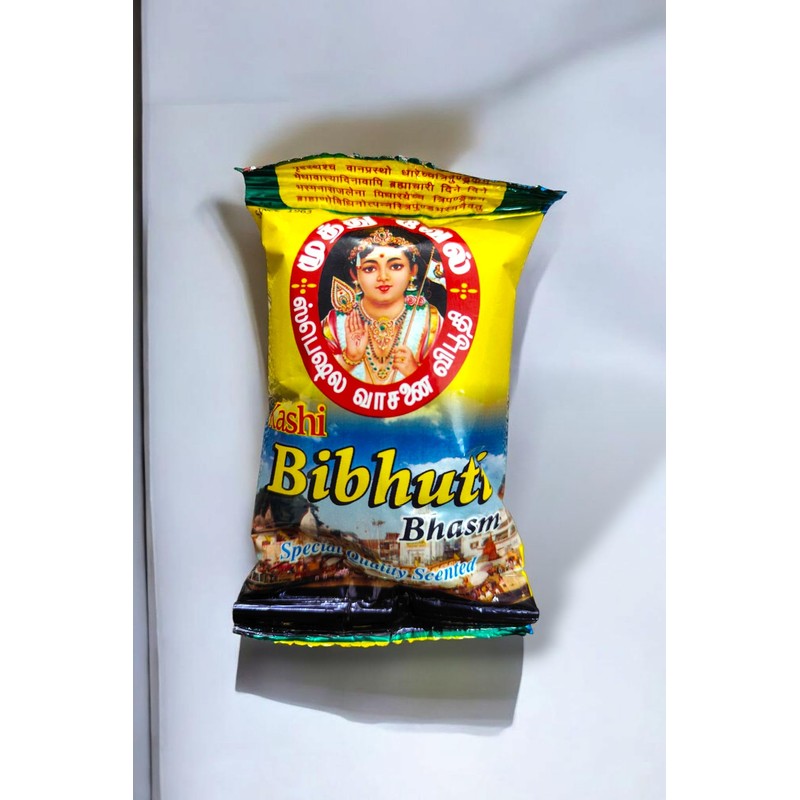 Kashi Vibhuti Bhasma Holy Powder for Shiv Pooja, Religious Tilak