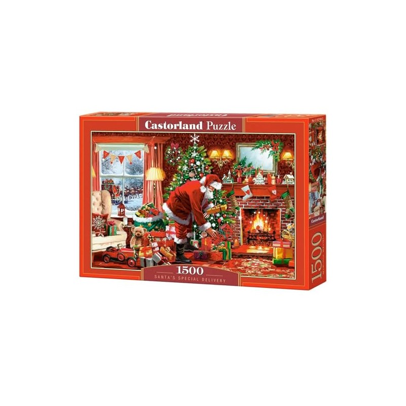 Castorland Puzzle 1500 pieces: Livraison spéciale du Père Noël