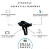 ShawnCo Essential Dog Harness, No-Pull Pet Vest with 3 Leash