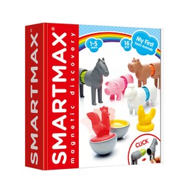 Smartmax Magnets - My First Farm Animals | Bellz Magnetic Game | Magnetic Building Blocks from 2 Years | Magnetic Building Blocks for Children | Magnetic Building Blocks | Children's Games from 2