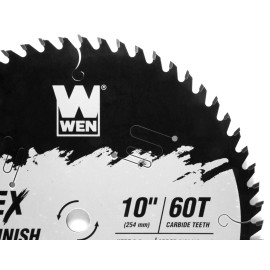 WEN BL1060C Apex 10" 60-Tooth Carbide-Tipped Fine-Finish Saw Woodworking Blade