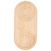 Salt Rimmer Pine Wood Sugar Rimmer Waterproof Holder Bar Tool