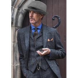 Rumnoke Mens Fedoras Trilby Hats Short Brim Bowler Hat Jazz Panama Cap Vintage Gentleman Hat Grey