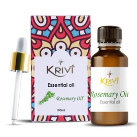 Krivi Rosemary Essential Oil 100ml (Pack of 1)