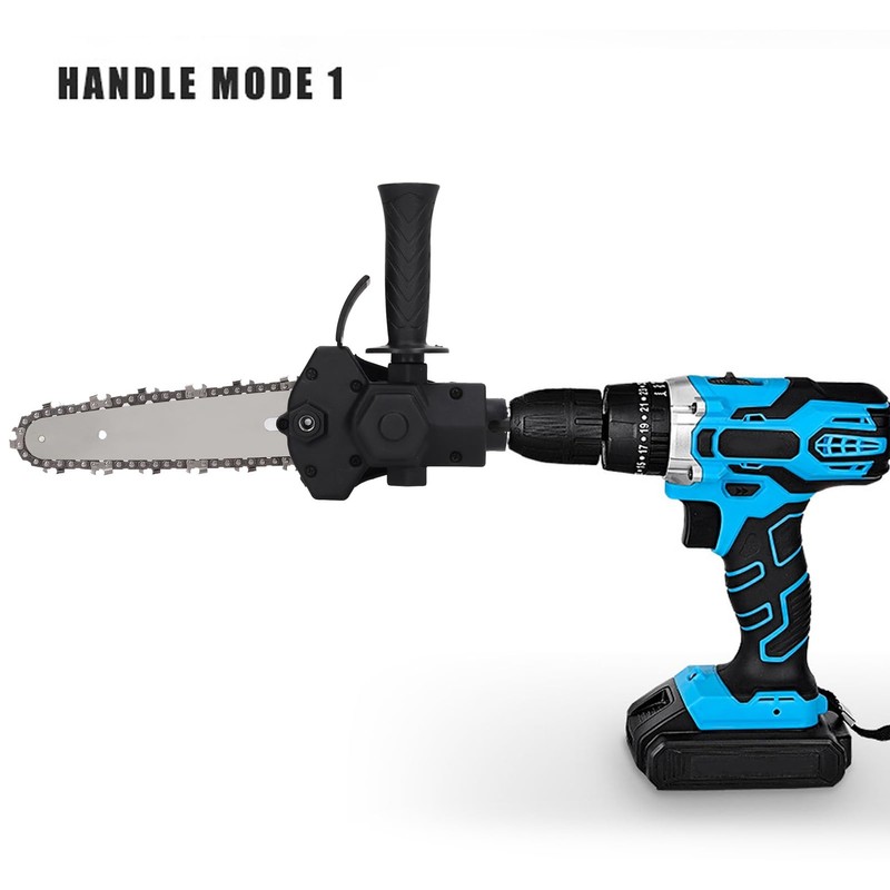 6in Electric Chainsaw Modification Tool, Electric Drill to Chainsaw Adapter