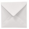 50 WHITE 100gms SQUARE GUMMED ENVELOPES 155mm x 155mm (6''