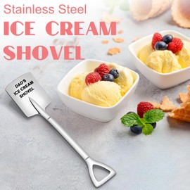 Christmas Gifts for Dad, Mens Stocking Stuffers, Funny Gag Gifts for Men, Dad Birthday Gift from Daughter Son, Dad's Ice Cream Shovel Cool Father Gifts Unique Presents for Dad