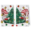 Artoid Mode Trees Snowflakes Gnome Bar Christmas Kitchen Towels Tea