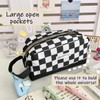 KEYDUACU High Capacity Pencil Case for Teen - Black &