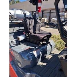 Toyota Forklift Seat Cover - Heavy Duty Waterproof Wing Back Design - Made in USA Industrial Protection