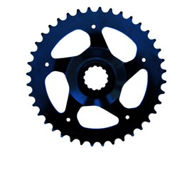 M-Wave Unisex Adult PD-DM-Gen3 E-Bike Chainring for Bosch GEN 3, for 1/2 x 3/32 & 11/128 Inch Chains, Chain Line 47 mm, Steel, Black, 20 x 20 x 1 cm