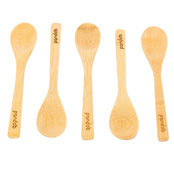 pandoo Spoon made of 100% natural bamboo, reusable and environmentally