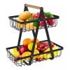 Clicmania Canasta Frutero Organizador 2 Niveles Exhibidor Multiusos