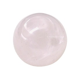Rose Quartz Crystal Ball - 1" Inches Crystal Sphere Meditation Balls for Witchcraft and Decorative Balls - Crystals and Healing Stones Beginners Gift (Pack of 1)