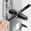 COYUN 2 x Double Head Screw Extractor with Stick, Pipe