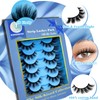 7 Pairs Strip lashes Multipack Mink Lashes 6D Volume Fluffy