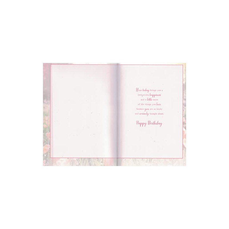 SISTER IN LAW BIRTHDAY CARD. SENTIMENTAL VERSE. 9 X 6