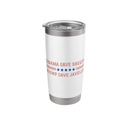 Obama Gave Sheets and Trump Gave Javelins Stainless Steel Insulated Tumbler