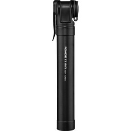 Topeak Roadie TT Mini Bike Pump – Compact Twin Turbo Aluminum Road Tire Pump with 160 PSI Capacity, Integrated Dust Cap & Side Mount Bracket for Fast Inflation & Lightweight Portability