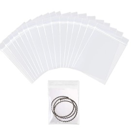 50 PCS Small Ziplock Bags, 5x7cm Resealable Zipper Poly Bags Small Plastic Bags Mini Ziplock Bags Clear Zip lock Bags for ewelry Seeds Screws Earring Beads