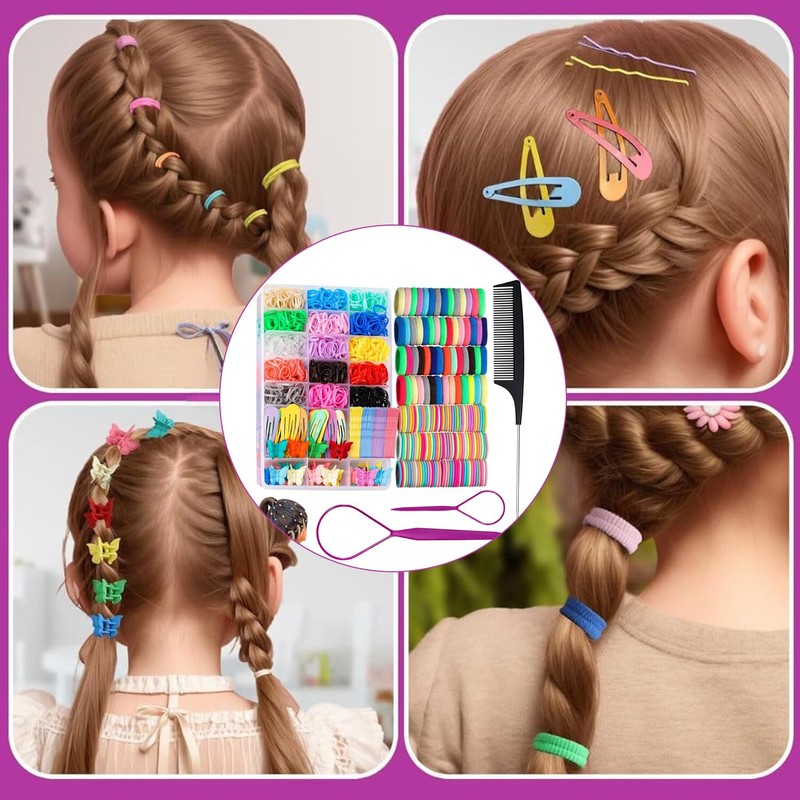Wzenclave 1472 Pcs de Accesorios Para el Cabello Cabello Hair
