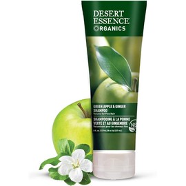 Desert Essence Green Apple & Ginger Shampoo & Conditioner Bundle - 8 Fl Ounce - Volume For Fine Hair - Natural - Deep Moisturizing - Antioxidants - Maca Root - Softer & Shinier - Smooth & Silky