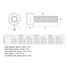 30Pcs Hex Socket Button Head Screw A2 Stainless Steel M10x1.5