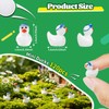 LuxDuo Premium Golf-Themed Resin Duck Ornaments